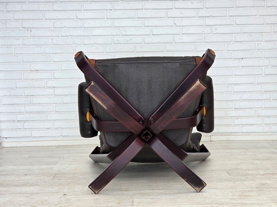 Image 1 of 1970s, Norwegian design by Sigurd Ressel, lounge chair model "Falcon".