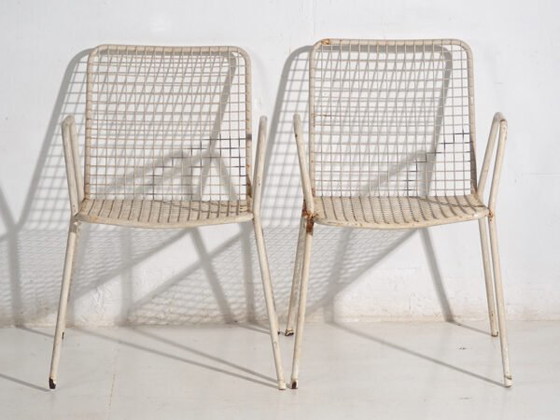 Antique outdoor chairs with armrests (c.1920). Set of 4 pieces #4 – Garden chairs, Iron (photo 22 of 40)