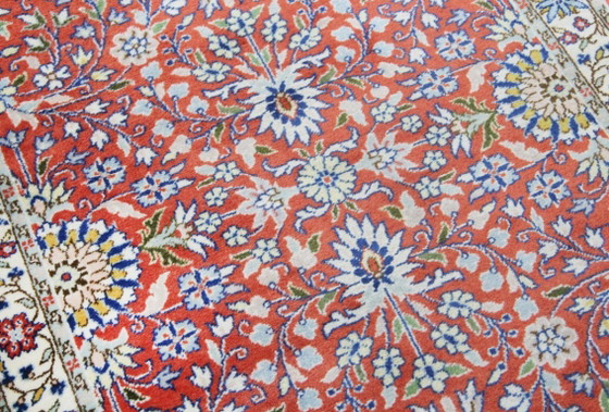 Image 1 of Origineel Hereke wollen tapijt, antiek, 350 x 80 cm