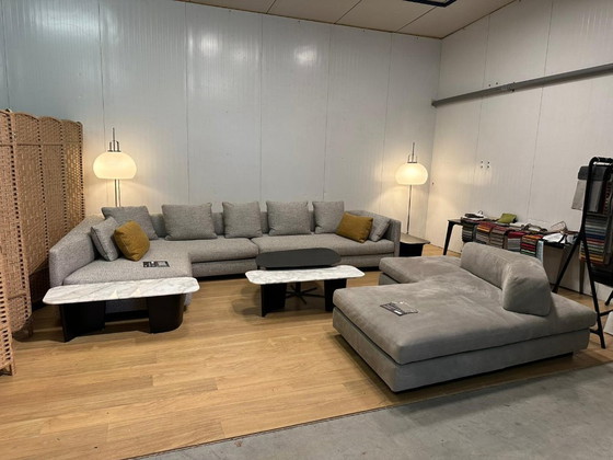 Image 1 of NIEUWSTAAT Minotti Granville Hoekbank NP €30.000 + GARANTIE
