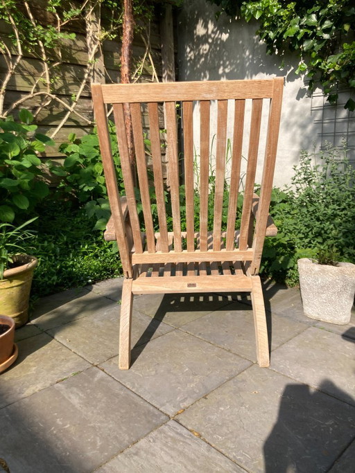 Klassiek Engelse Gloster Garden Lounge chair, zware kwaliteit teak