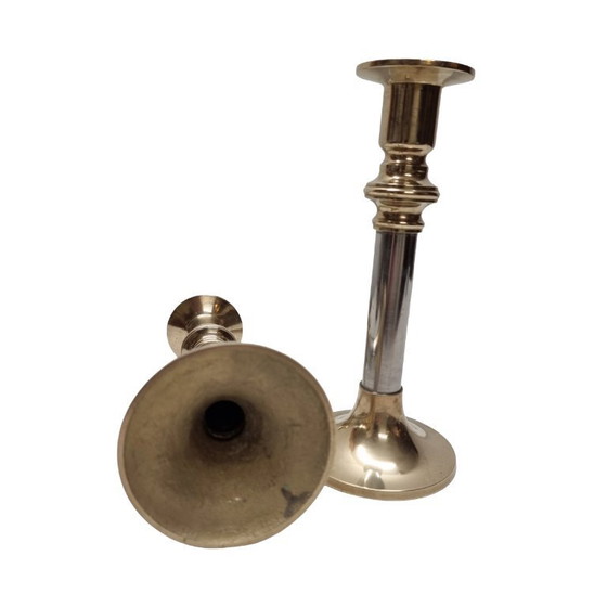 Image 1 of Candelieri in ottone vintage