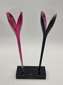 Moët & Chandon Champagne flutes in holders