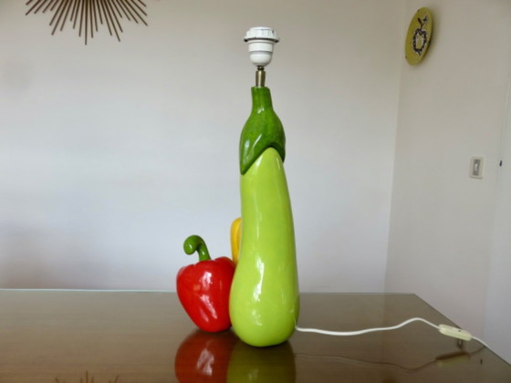 Image 1 of Very large ceramic lamp by François Chatain, France, 80s