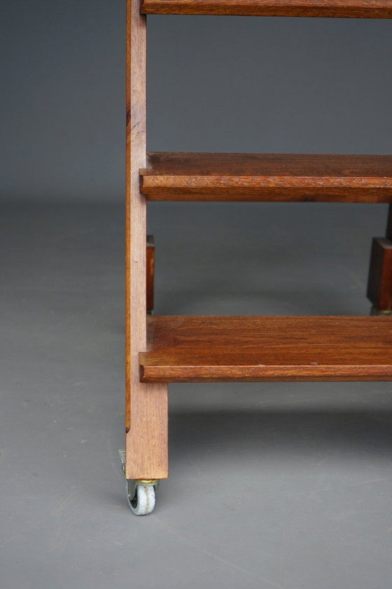 Scaletta da biblioteca vintage in rovere del XX secolo – Oggetti decorativi, Wood (photo 5 of 17)