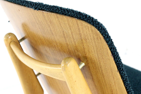 Image 1 of Set van 4 vintage eetkamerstoelen reupholstered