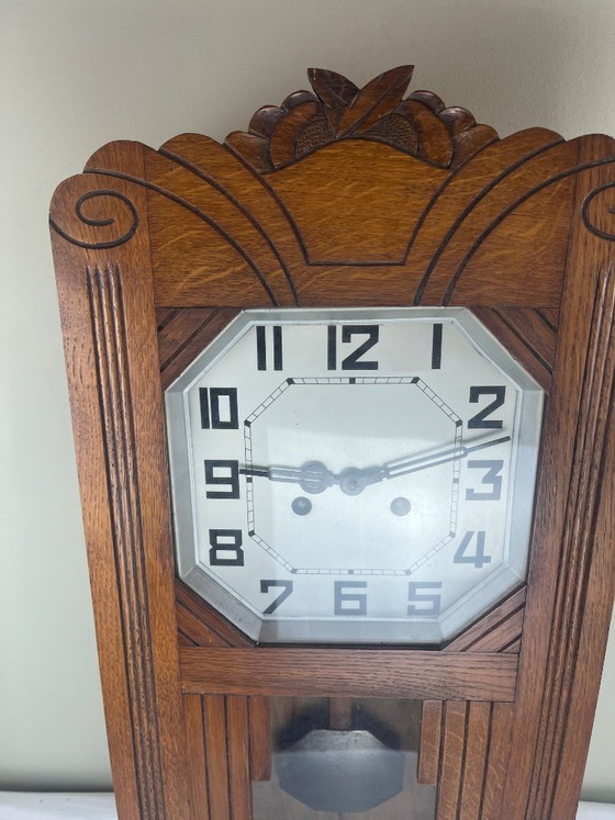 Orologio da parete Art Déco – Vetro, Metallo (photo 2 of 8)