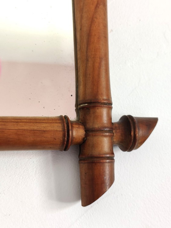 Antique Bamboo Mirror (photo 3 of 11)