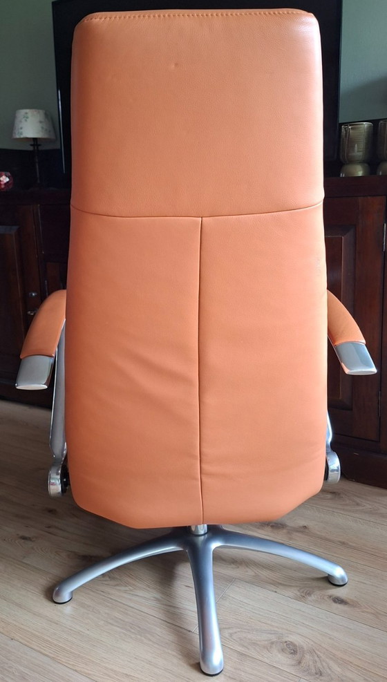 Poltrone relax JORI Brainbuilder originale (Mono-Move) – Pelle / Alluminio (photo 6 of 18)