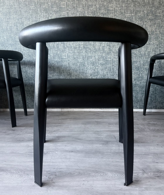 Image 1 of 6 poltrone “Miss” design di Afra & Tobia Scarpa,1986 circa per Molteni