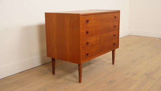Image 1 of Vintage ladekast | 4 lades  | Teak