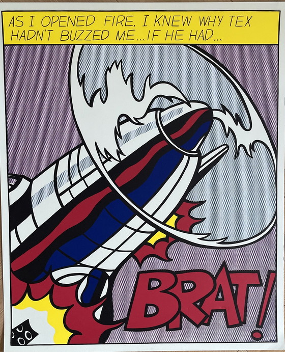 Image 1 of Roy Lichtenstein (1923-1997), Mentre aprivo il fuoco, 1964, Copyright R. Lichtenstein c/o Beeldrecht Amstelveen, Stedelijk Museu
