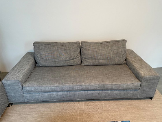 Divano Minotti estremamente confortevole – Sofà, rvs, Textile (photo 2 of 5)