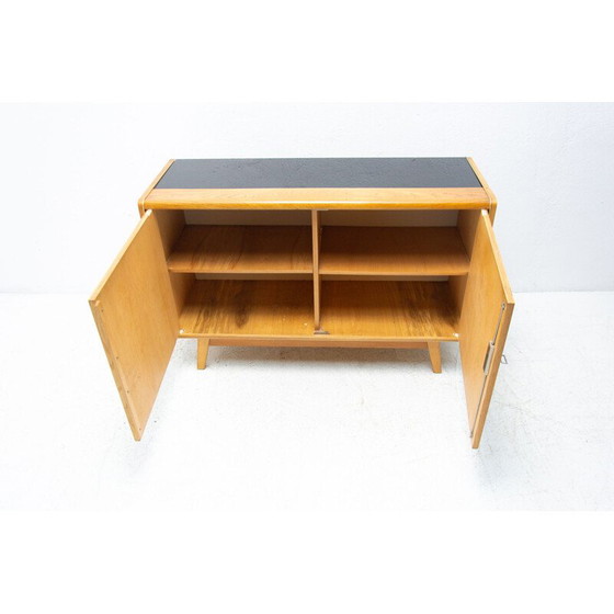 Image 1 of Vintage sideboard made of beech wood and opaxite glass by Hubert Nepožitek and Bohumil Landsman for Jitona, 1960