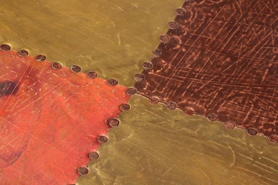 Image 1 of Lorenzo Burchiellaro, tavolino, rame e faggio tinto, Italia, anni '60.