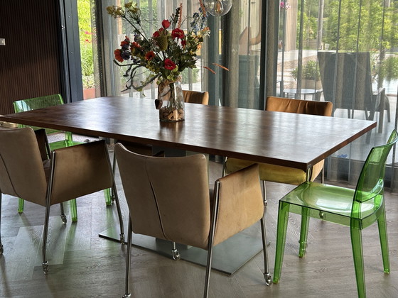 Image 1 of Walnut dining table by Bert Plantagie 200x100 cm