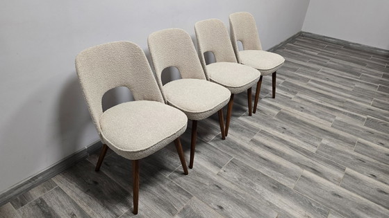 Image 1 of Eetkamerstoelen van Oswald Haerdtl voor Ton, set van 4