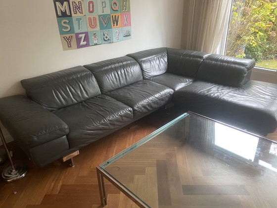 Image 1 of Natuzzi Ecksofa aus Leder