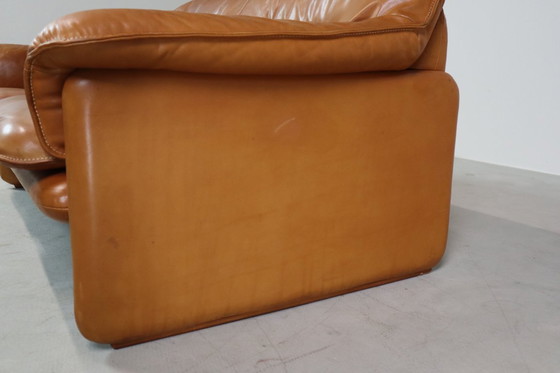 Image 1 of DS-16 Cognac leather sofa by De Sede Switzerland, 1970s