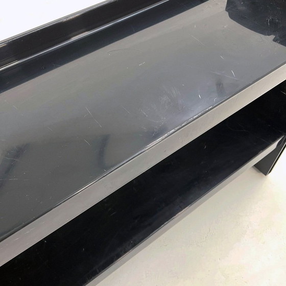 Image 1 of Libreria modulare Jeep nera di De Pas, D'Urbino e Lomazzi per BBB, anni '70