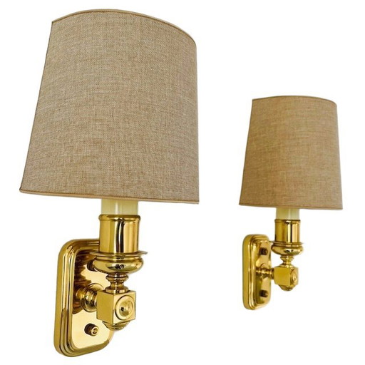 Ensemble d'appliques Agusti Barcelona Hollywood Regency 1980