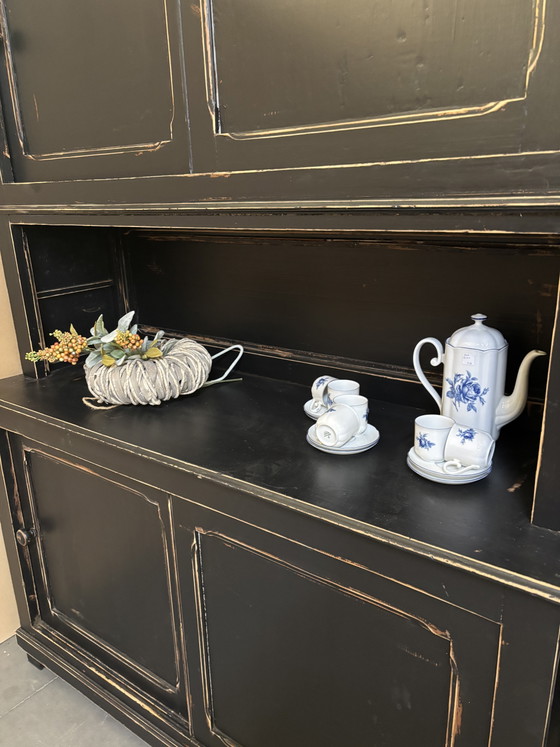 Credenza con vetrina vintage / Armadio scolastico / Armadio – Credenze con vetrina, Wood (photo 8 of 8)