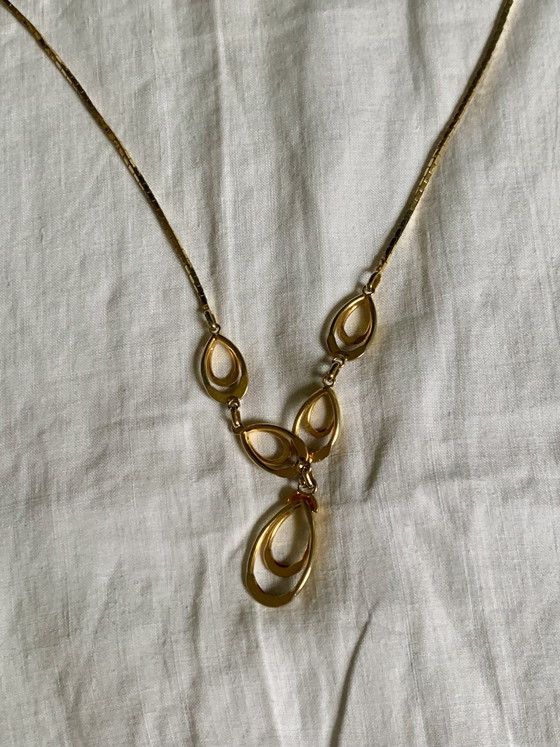 Guy Laroche Necklace, 1970s/80s, Cherry Red Enamel in Gold Plated – Gifts, Other (photo 5 of 8)