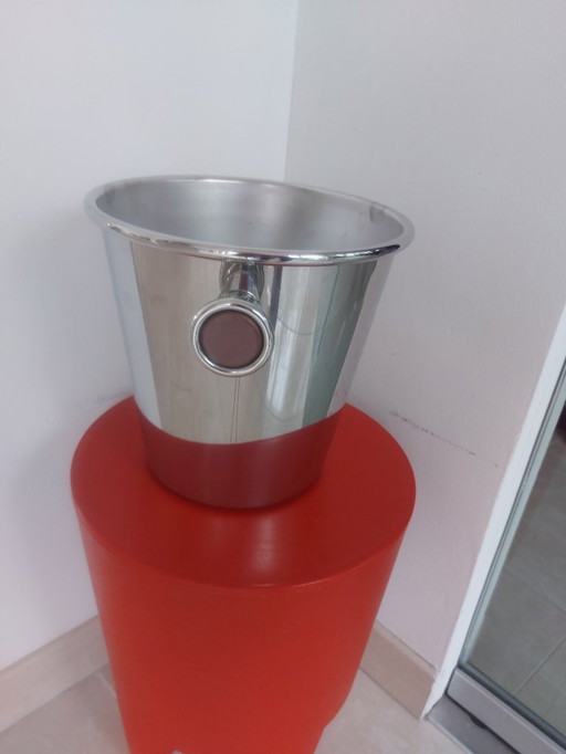 Enfriador de vino y champán Alessi Ettore Sottsass 5052, 0,7 l, acero inoxidable