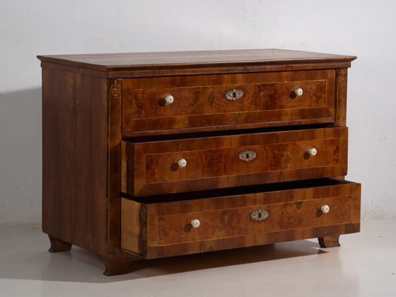 Cassettiera Biedermeier antica a tre cassetti (c.1850) #1 – Cassettiere (photo 22 of 40)