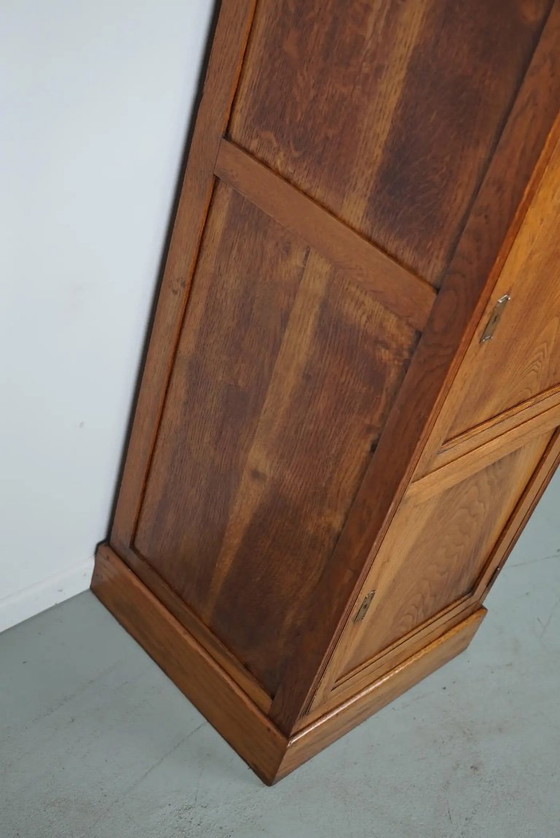 Image 1 of Antiker niederländischer Spind/Aktenschrank aus Eiche, 1920er/30er Jahre