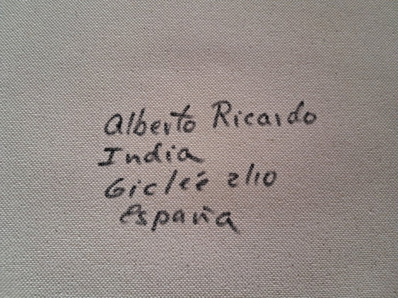 Alberto Ricardo - India - Artist's Lithograph – Lithographs & prints, Canvas (photo 6 of 13)