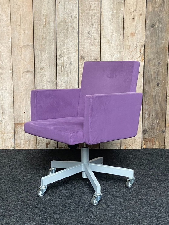 Fauteuil Lensvelt AVL en tissu violet – Metal (photo 4 of 8)