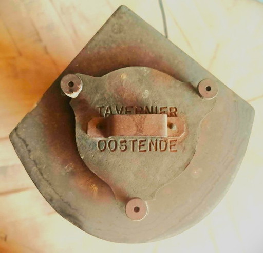 Ensemble de 2 feux de navigation originaux en laiton – Tavernier Oostende (vers 1940-1950) – Numérotés et (photo 2 of 5)