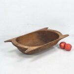 Antique wooden bowl for centerpiece (c.1900) (photo 6 of 13)