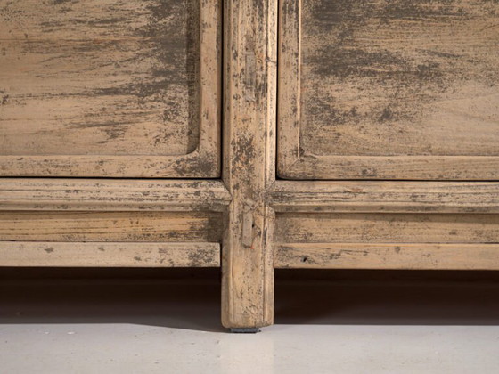 Antique sideboard in pine wood - China, circa 1950 – Sideboard cabinet, Iron (photo 32 of 40)