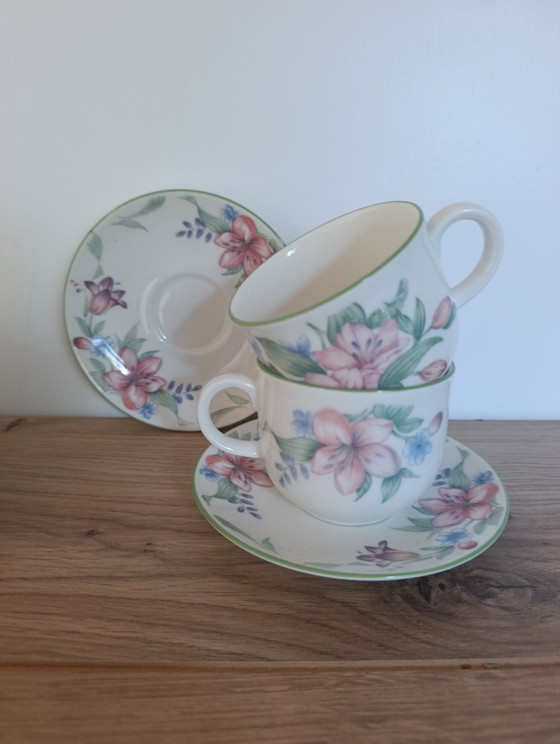 Duo Royal Doulton tea/coffee cups flowers Carmel model – Crockery, Porcelain (photo 4 of 8)