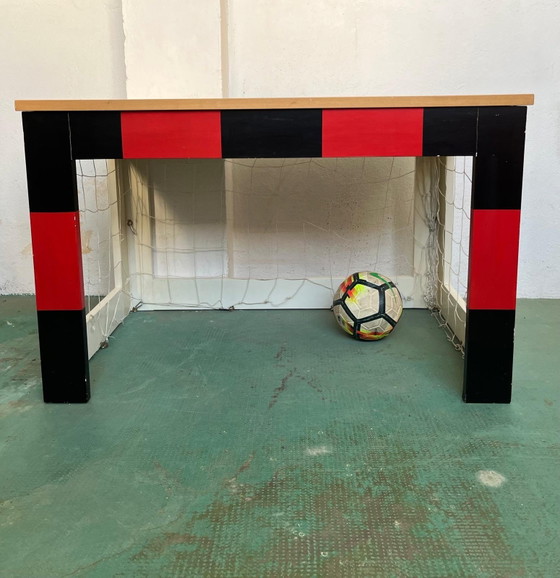 Handmade Desk with Sporty Design, Wood, Multi Color (photo 2 of 9)