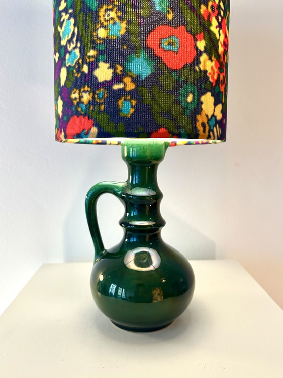 Image 1 of Sfeervolle tafellamp - zonder kabels - gemaakt van een gerecyclede Jopeko-vaas.