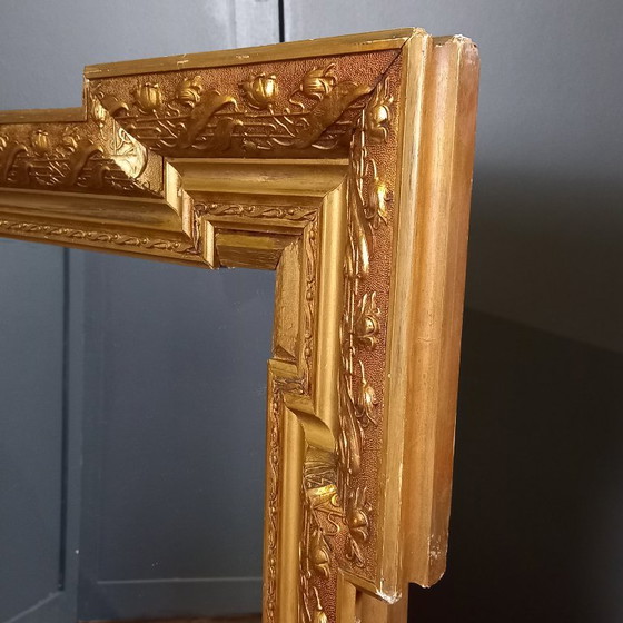 Antique Napoléon III-style Mirror – Early 20th Century – Wood (photo 3 of 12)