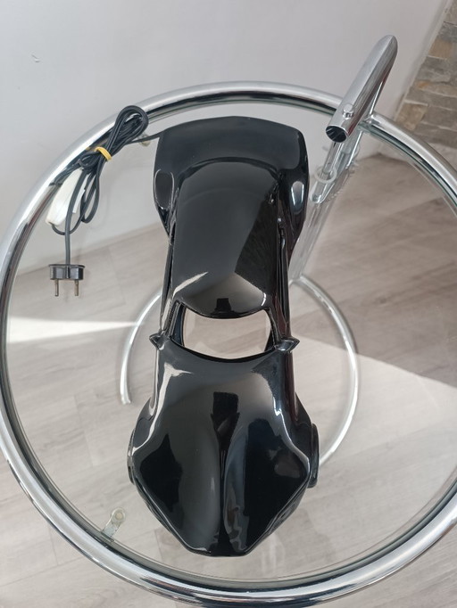 1970s American car ceramic lamp