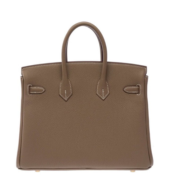 Image 1 of Sac HERMES Birkin 25 en Cuir Étoupe - 103489