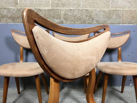 Image 1 of Vintage chairs 4 Mid - Century