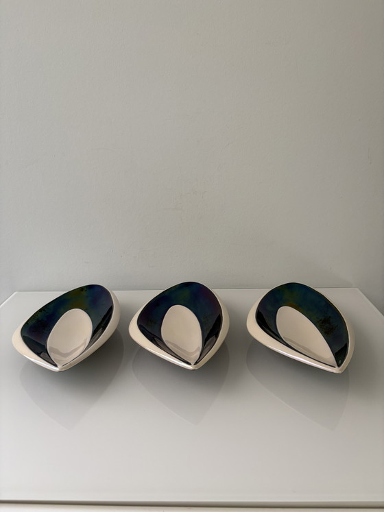Set Van 3 Vintage 1960’s Verceram Schaaltjes, Model 6794, Frankrijk – Decoratieve objecten, Ceramic (photo 9 of 12)