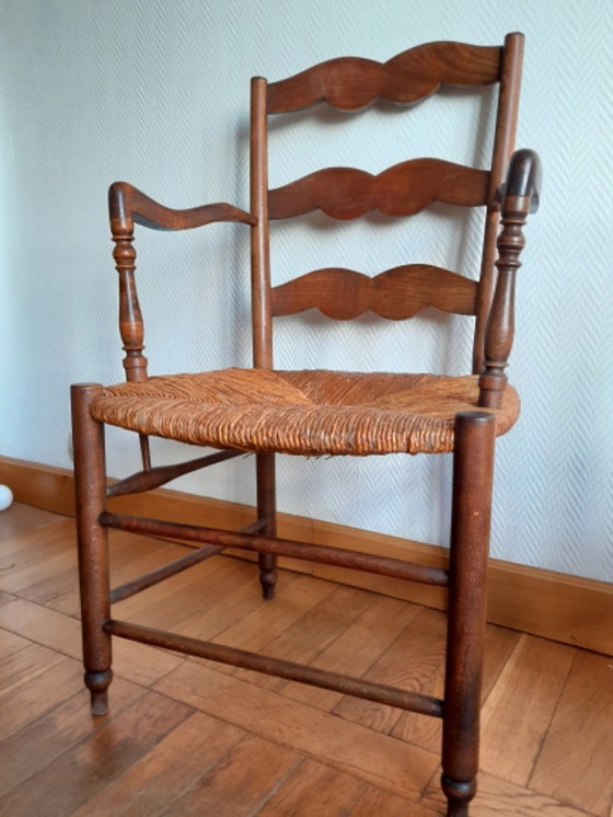 Image 1 of 2x nursery chairs, Provençal style, 19th century