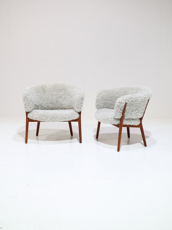 Image 1 of Fauteuil Nanna Ditzel 83 en teck danois années 1950