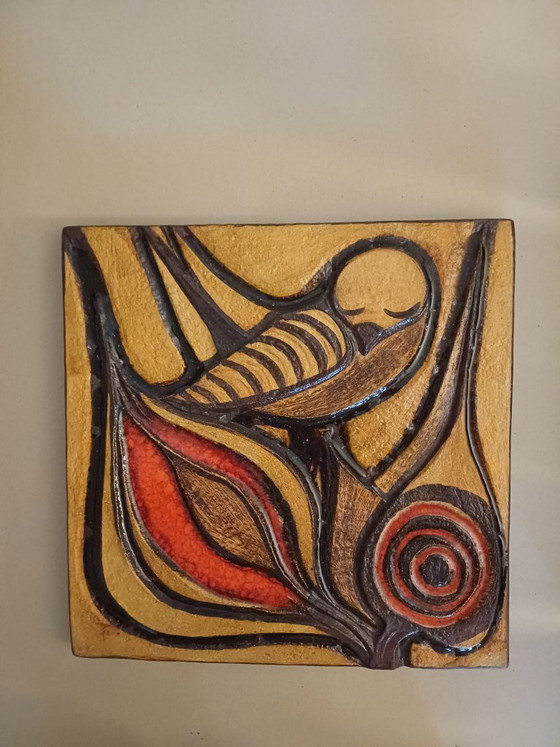 Noomi Backhausen – Soholm Bornholm – Placa de pared de cerámica – 1982 – Decoración de pared, Ceramic (photo 3 of 5)