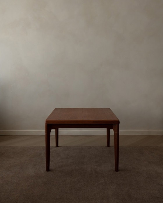 Image 1 of Vintage Danish Teak Coffee Table | Henning Kjærnulf for Vejle Møbelfabrik | Made in Denmark