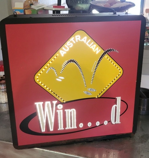WINFIELD ZIGARETTEN LEUCHTREKLAME - VINTAGE 1999
