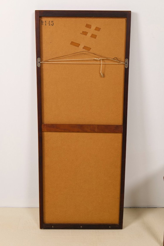 Image 1 of Set di panca da corridoio e specchio in palissandro di Kai Kristiansen, Aksel Kjersgaard, 1960