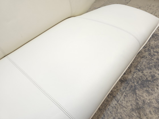 Image 1 of Leolux Tango sofá de diseño de dos plazas blanco crema sofá de cuero Top